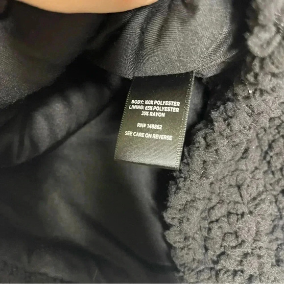 Torrid Black Quarter Zip Sherpa Teddy Jacket Size 2X NWT - Picture 3 of 6